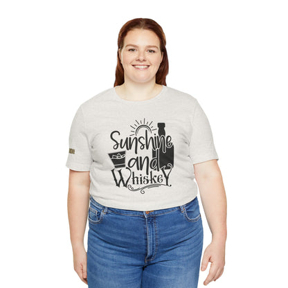 Sunshine and Whiskey Funny Drinking T-Shirt