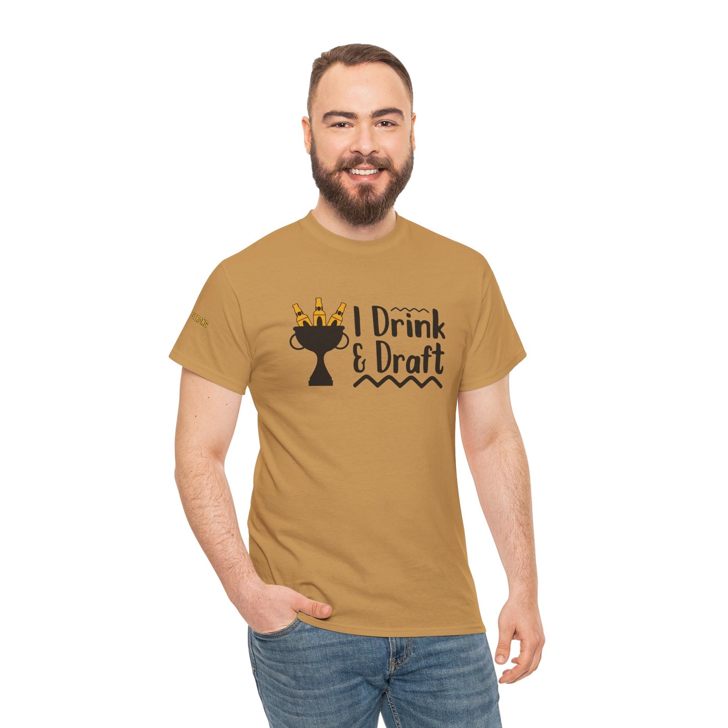 Drink Beer and Draft Fantasy League Teams T-Shirt