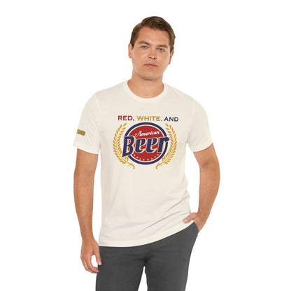 Red, White, and American Beer T-Shirt