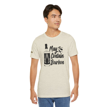 May Contain Bourbon Funny Whiskey Drinking T-Shirt