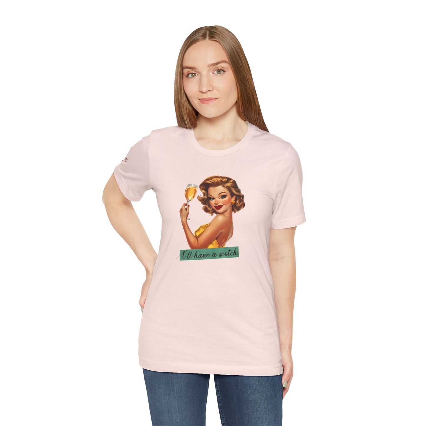 Vintage Glam Classy & Bold – I'll Have a Scotch Tee