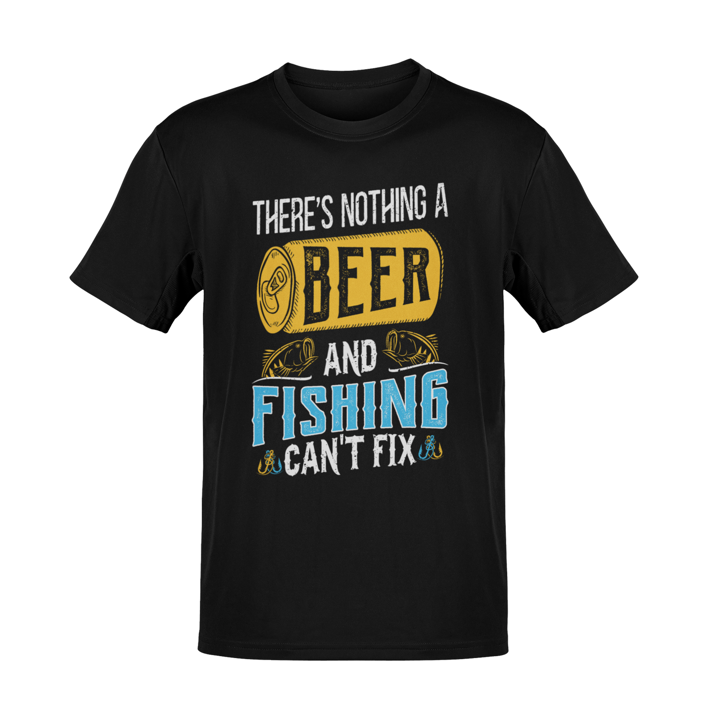 There’s Nothing a Beer and Fishing Can’t Fix – The Perfect Tee for Beer-Loving Fishing Lovers
