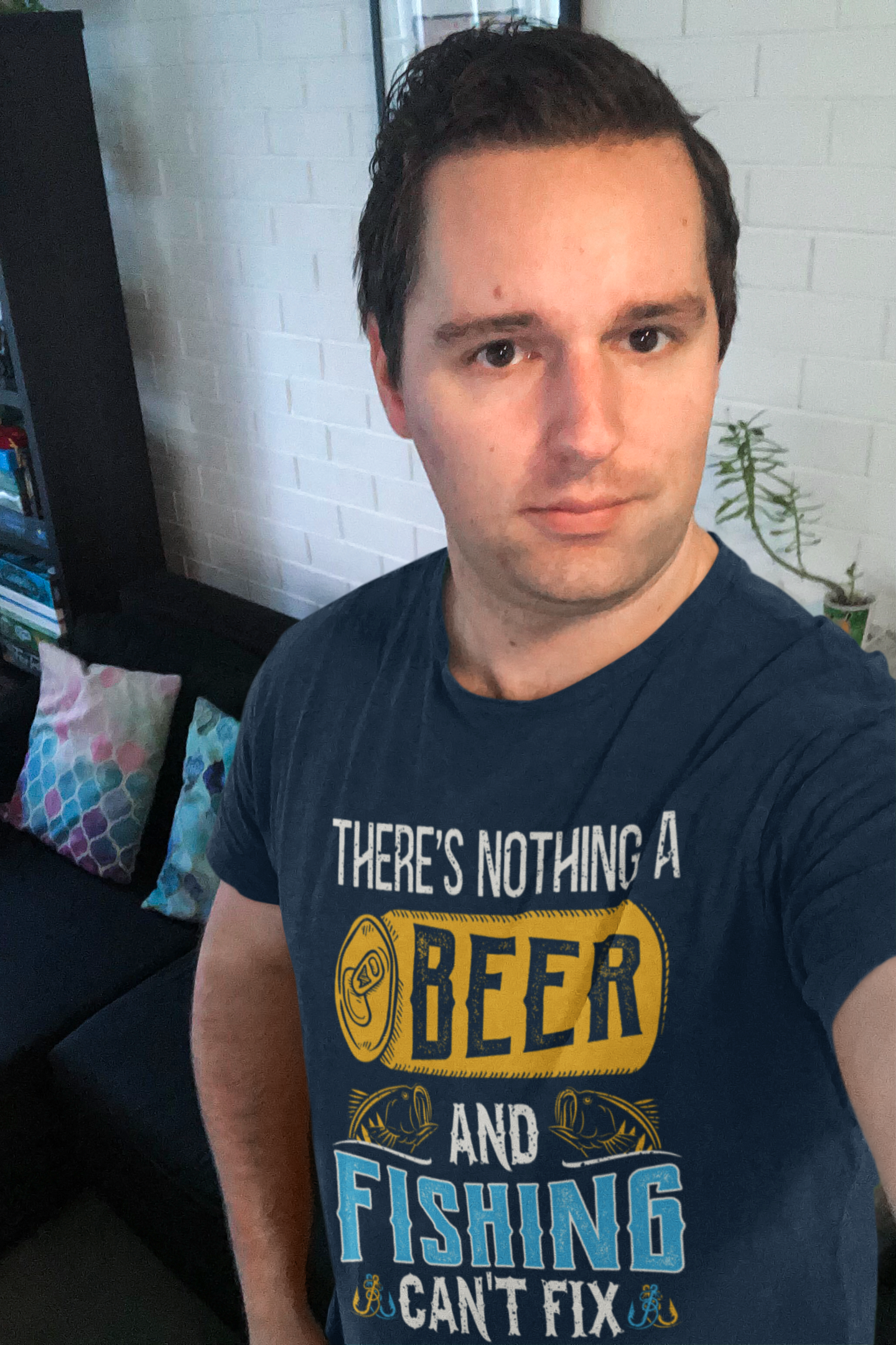 There’s Nothing a Beer and Fishing Can’t Fix – The Perfect Tee for Beer-Loving Fishing Lovers