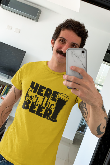 Here for the Beer – The Shirt That Says It All