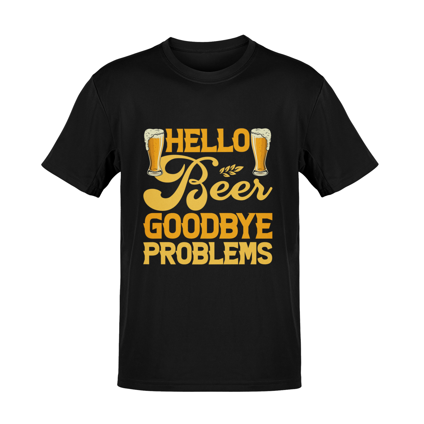 Hello Beer, Goodbye Problems – The Shirt That Solves Everything