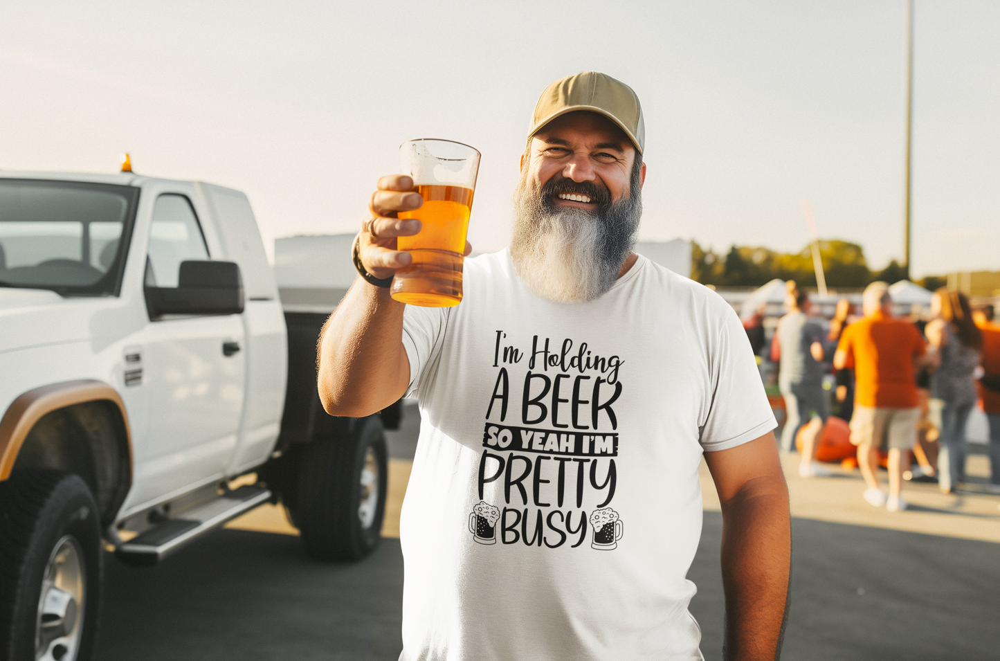 "I’m Holding a Beer – A Design for the Exceptionally Busy"