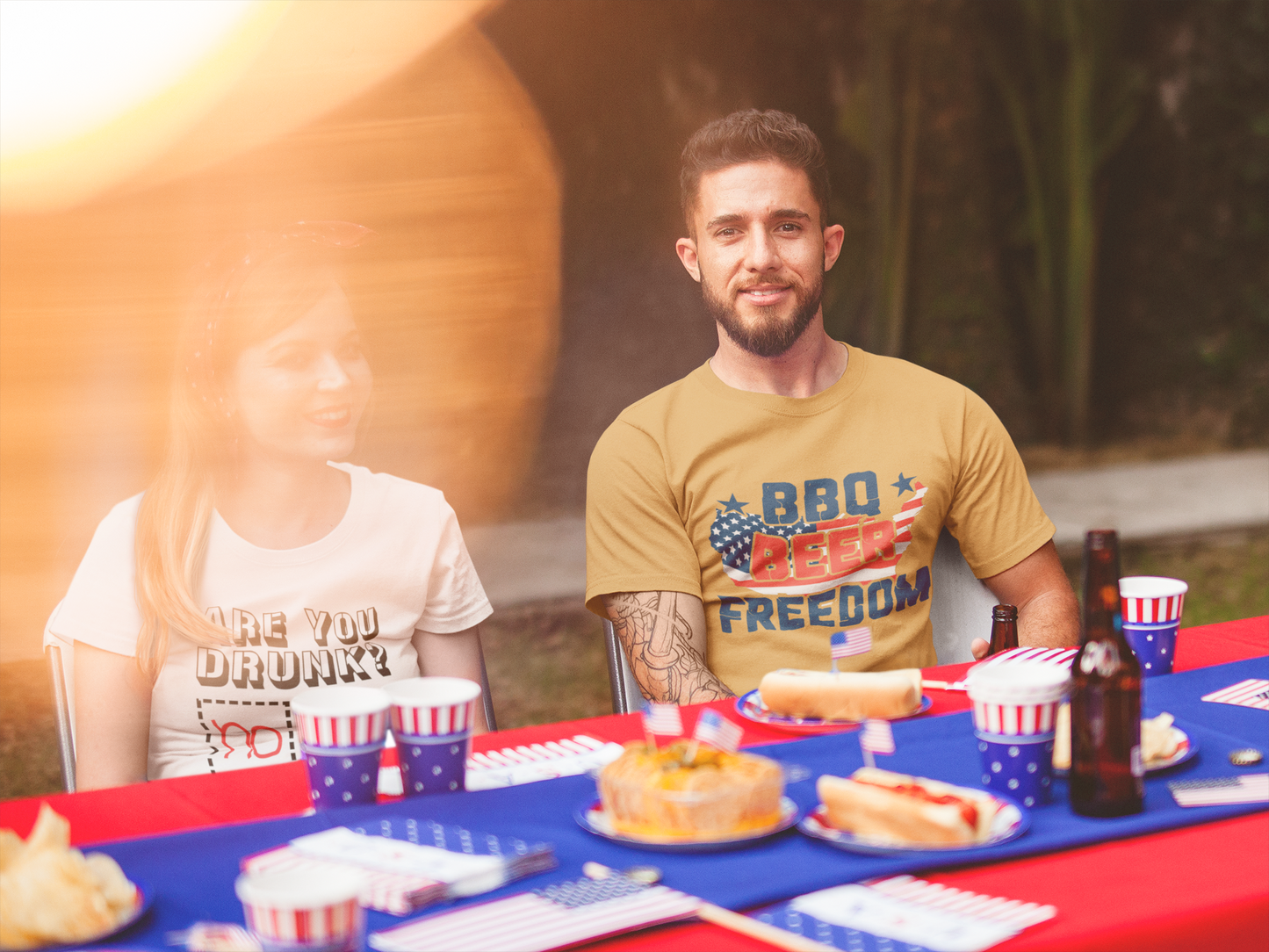 BBQ, Beer, Freedom T-Shirt
