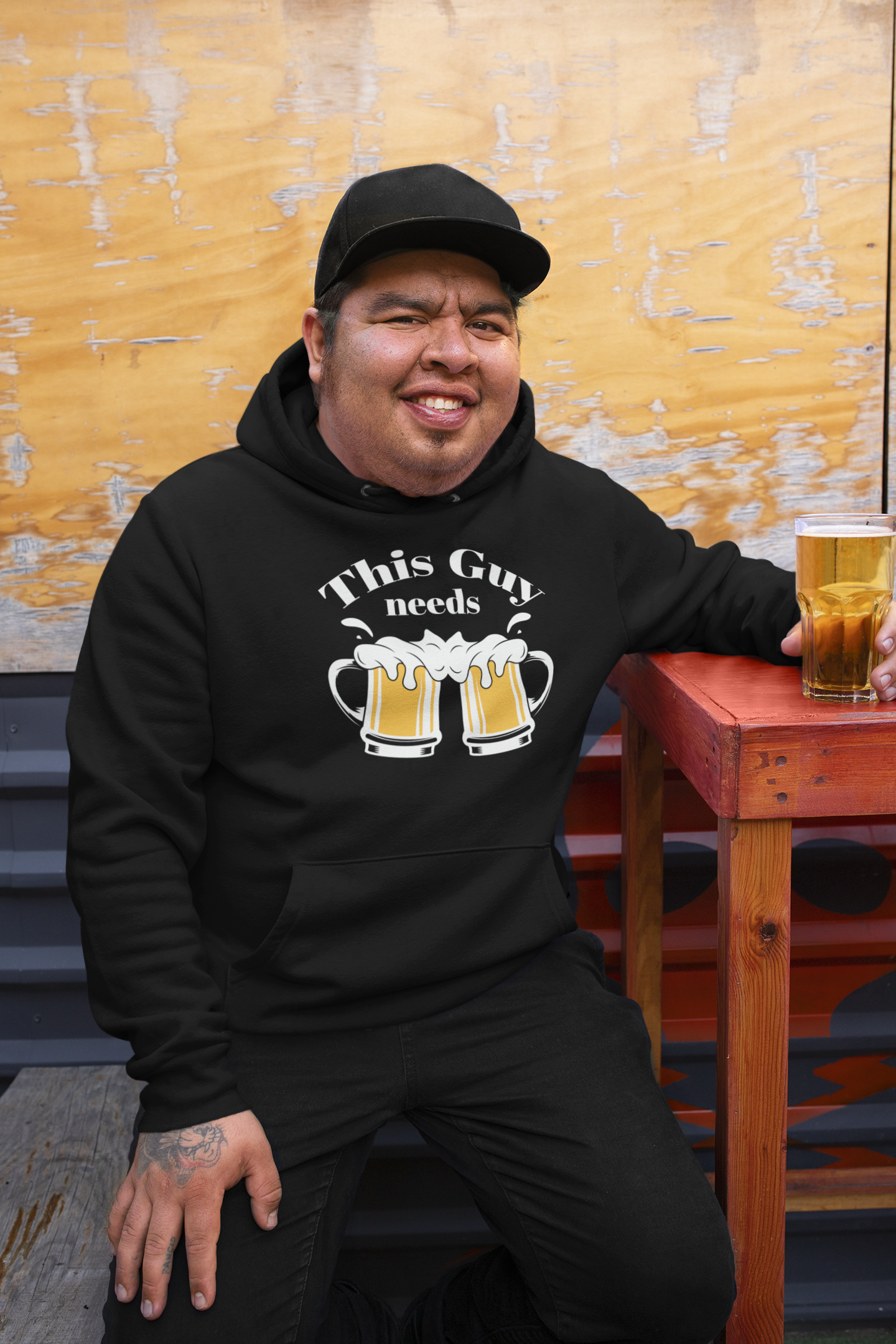 This Guy Needs Beer Hoodie
