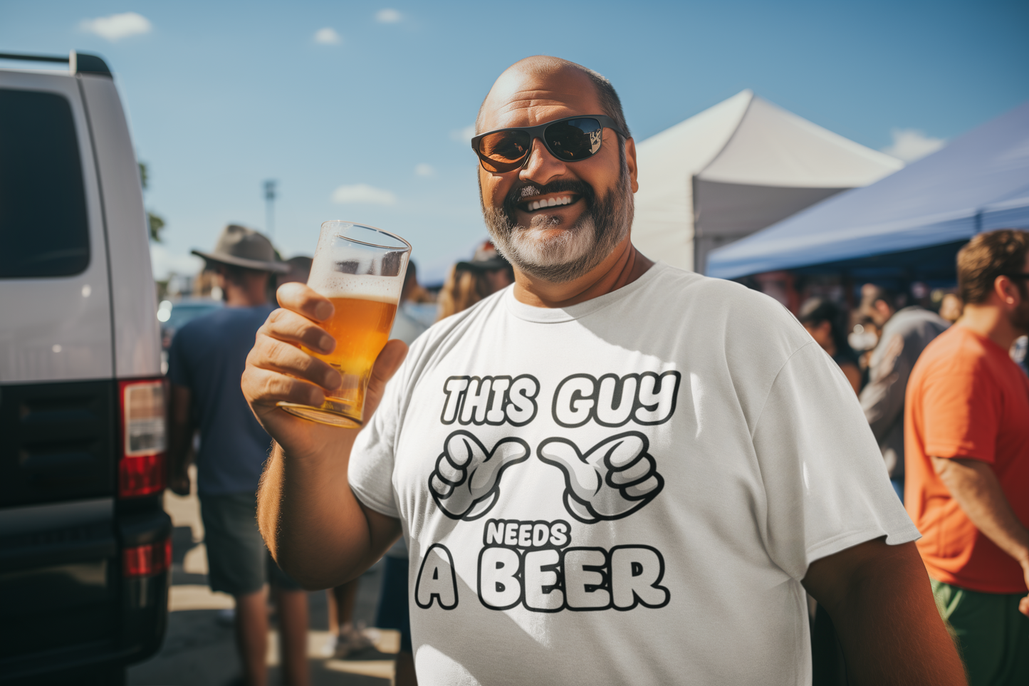 This Guy Needs a Beer T-Shirt