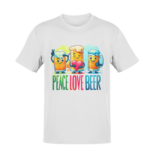 Peace, Love, and a Pint Beer T-Shirt