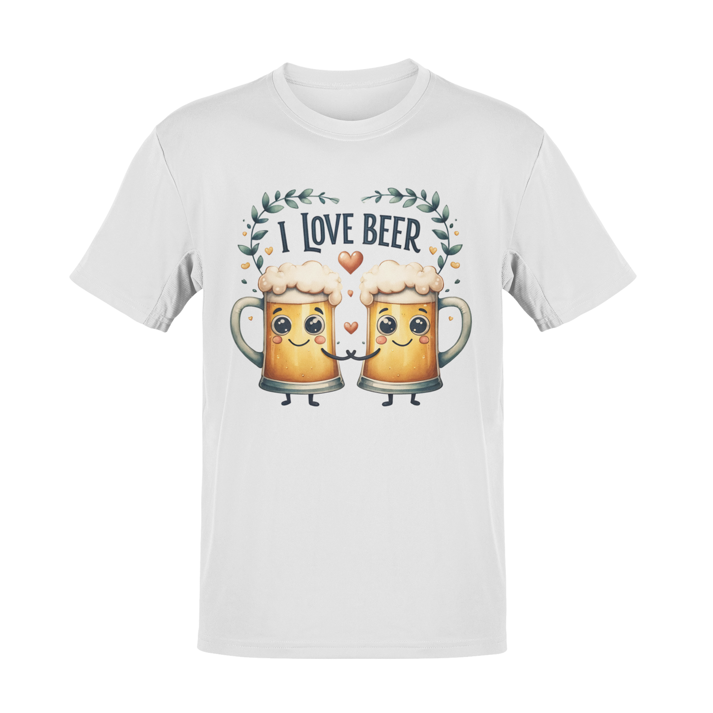 I Love Beer in All My Heart T-Shirt