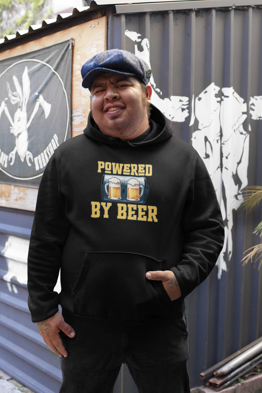Powered by Beer Hoodie