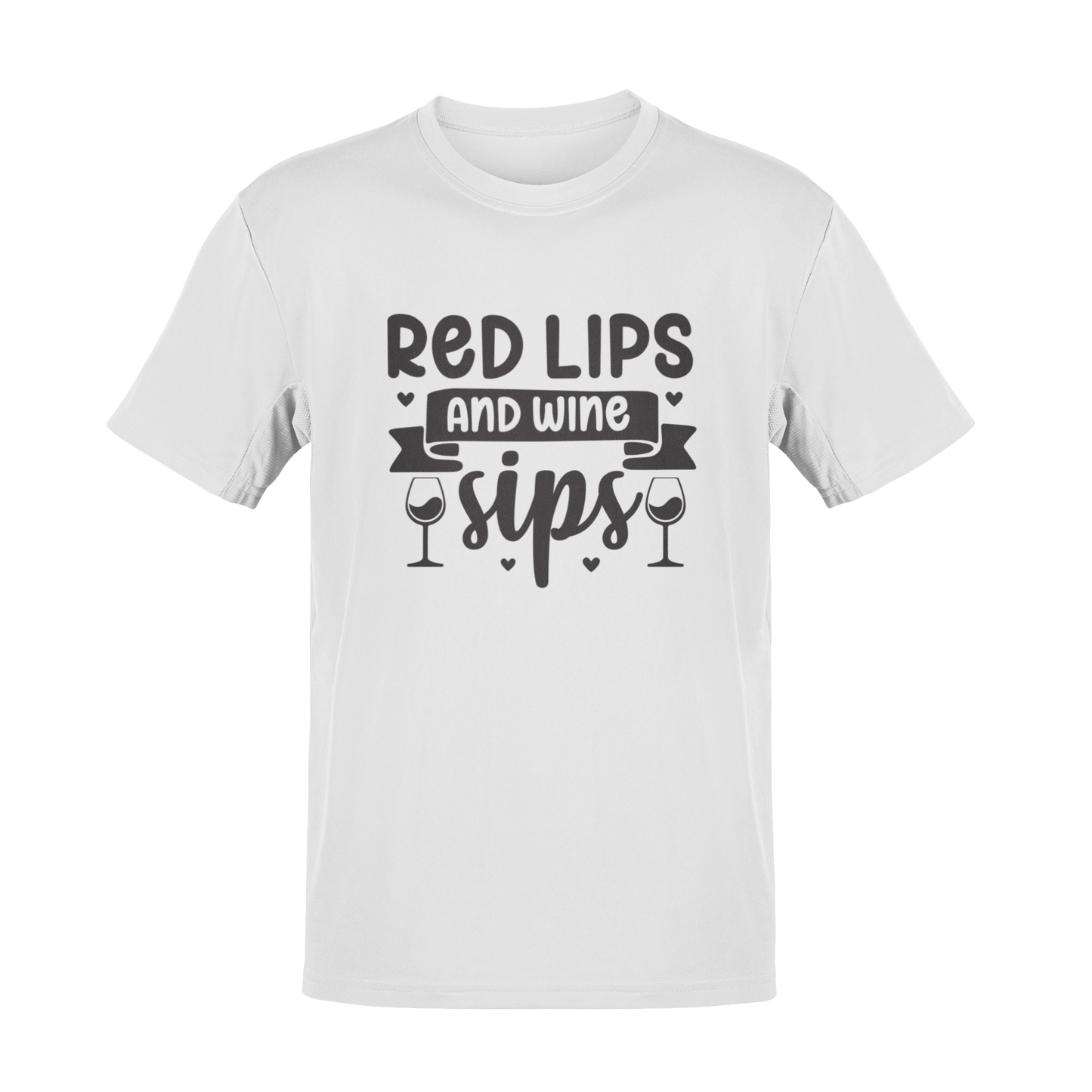 Red Lips and Wine Sips T-Shirt