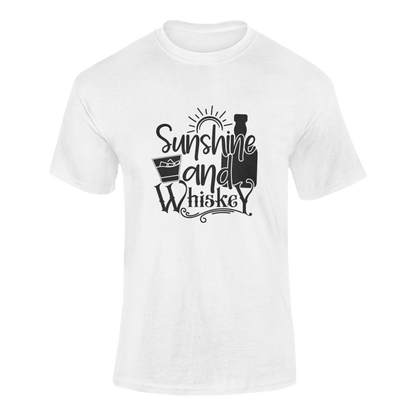 Sunshine and Whiskey Funny Drinking T-Shirt
