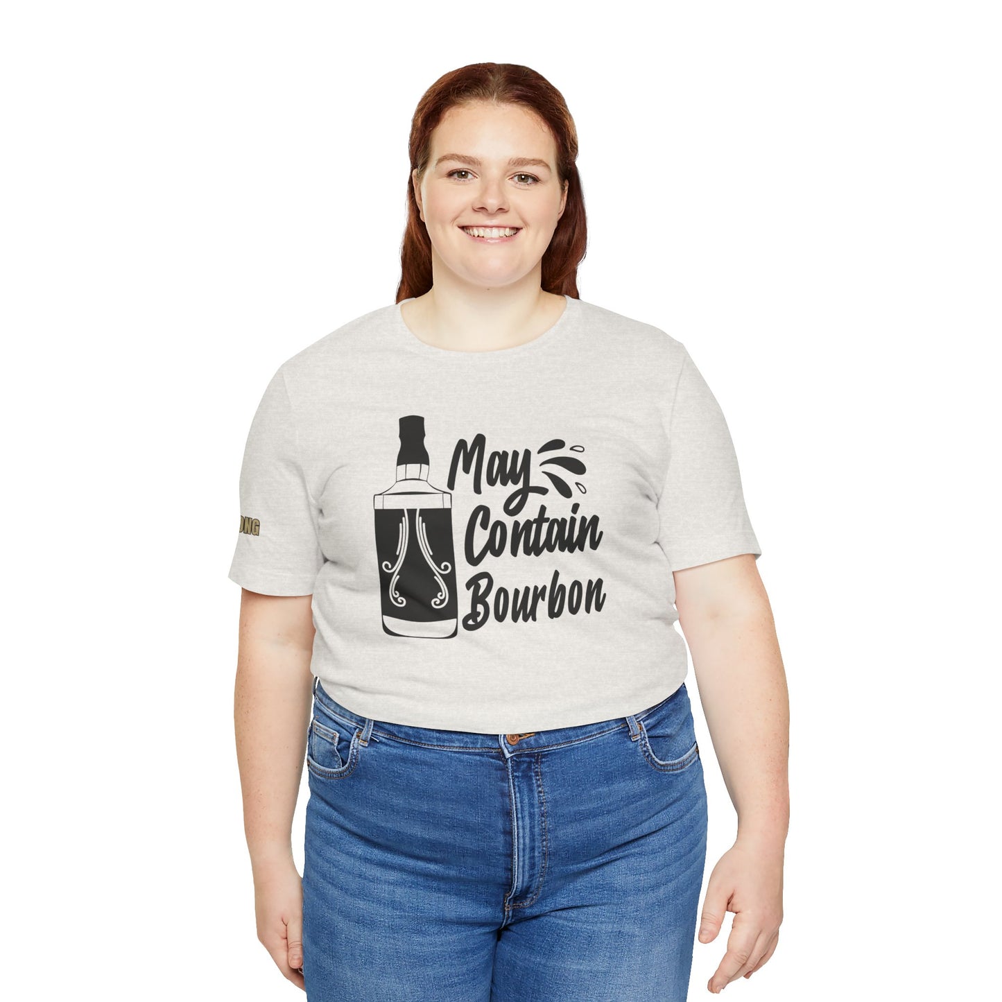 May Contain Bourbon Funny Whiskey Drinking T-Shirt