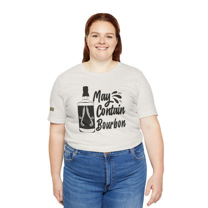 May Contain Bourbon Funny Whiskey Drinking T-Shirt