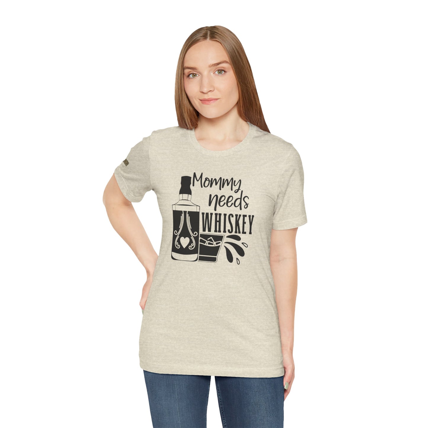 Mommy Needs Whiskey Funny Drinking T-Shirt