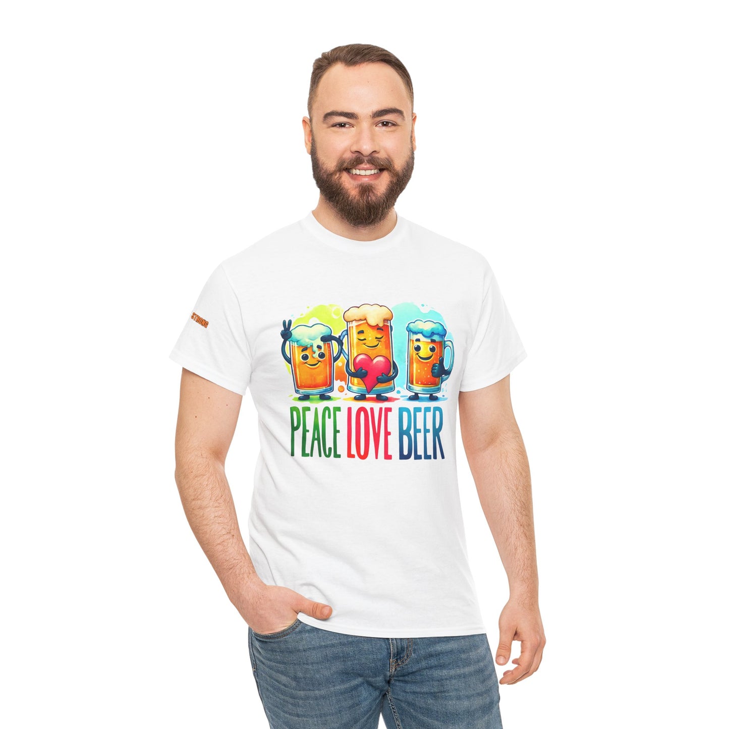 Peace, Love, and a Pint Beer T-Shirt