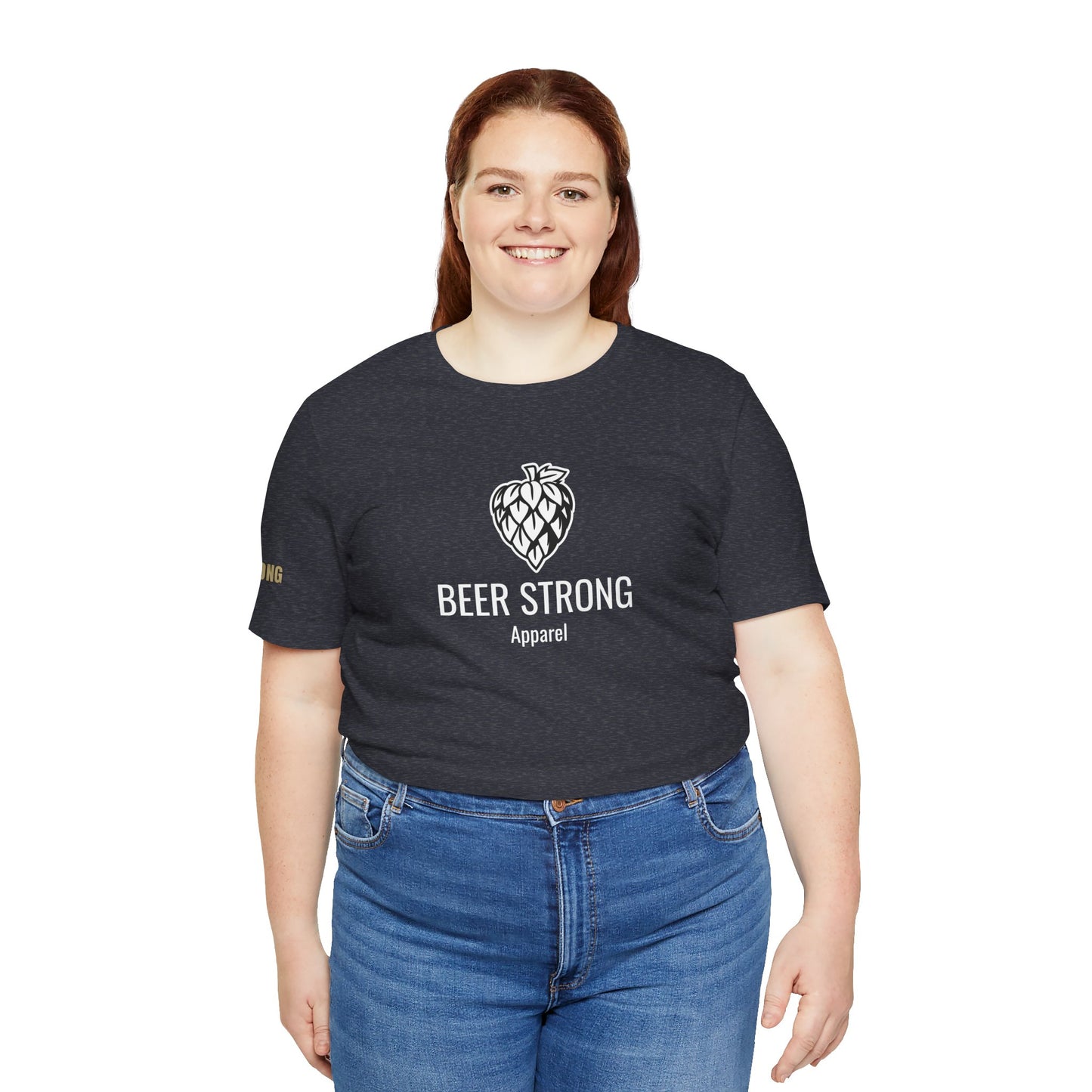 Minimalist hop-inspired t-shirt celebrating craft beer culture, ideal for brewers, beer snobs, and IPA lovers. Available in plus sizes.