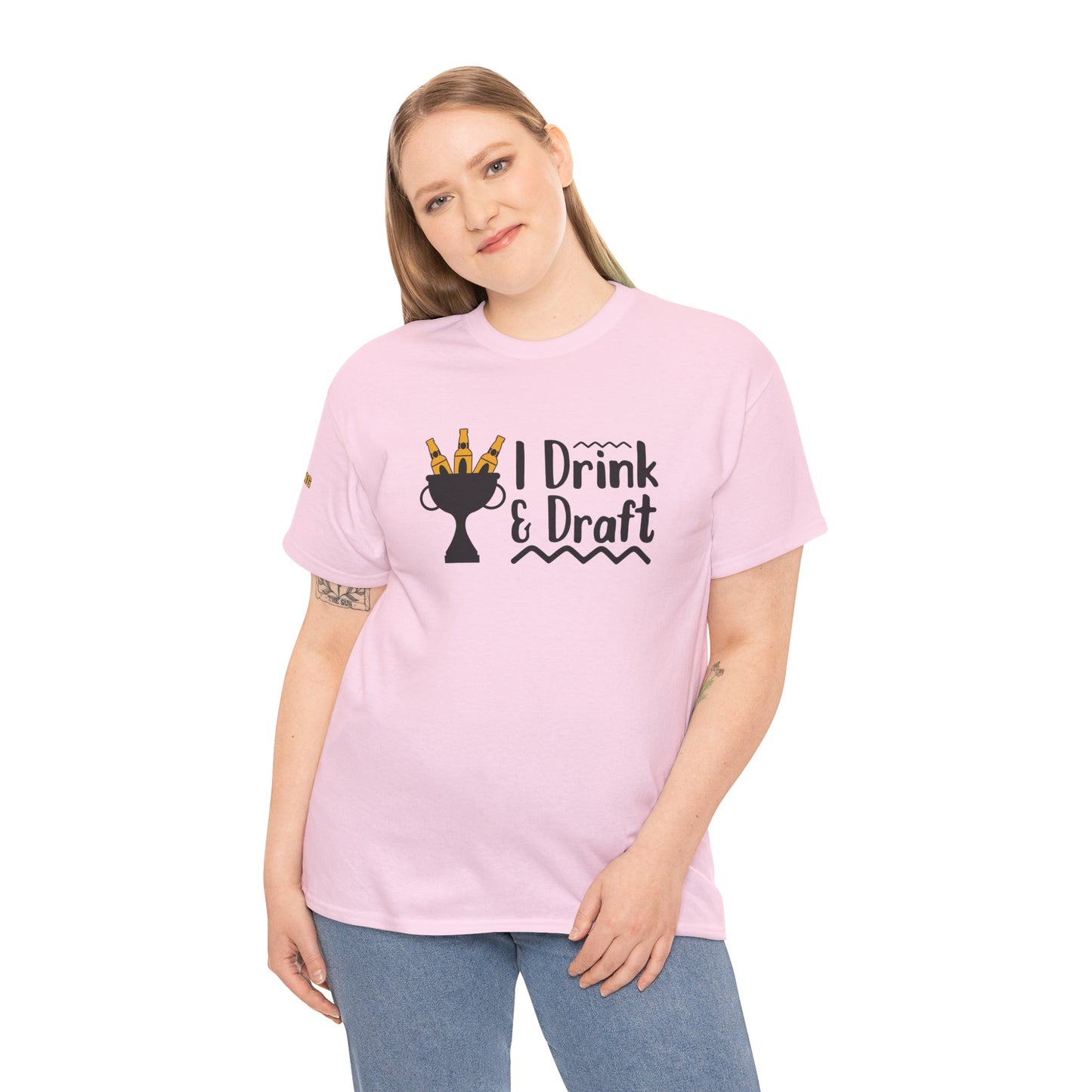 Drink Beer and Draft Fantasy League Teams T-Shirt