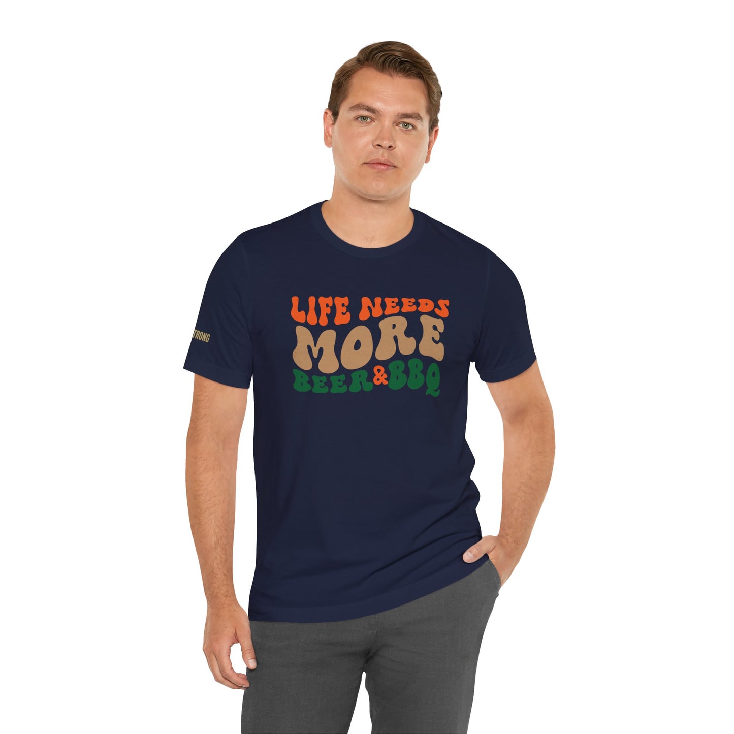 Life Needs More Beer & BBQ T-Shirt – Summer Grillin’ & Chillin’ Tee