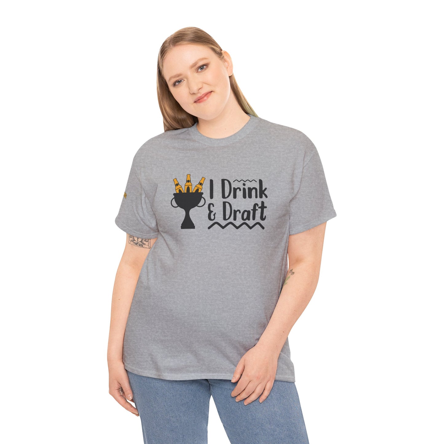 Drink Beer and Draft Fantasy League Teams T-Shirt