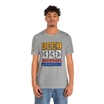 Beer, BBQ, Fireworks & Freedom T-Shirt