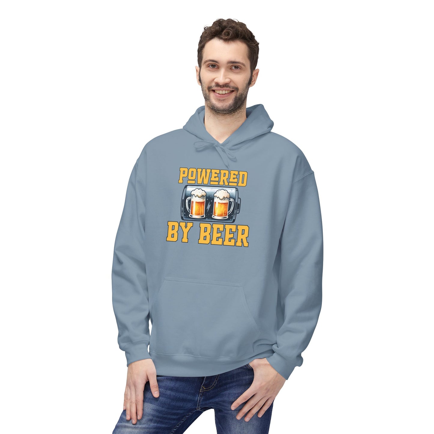 Powered by Beer Hoodie