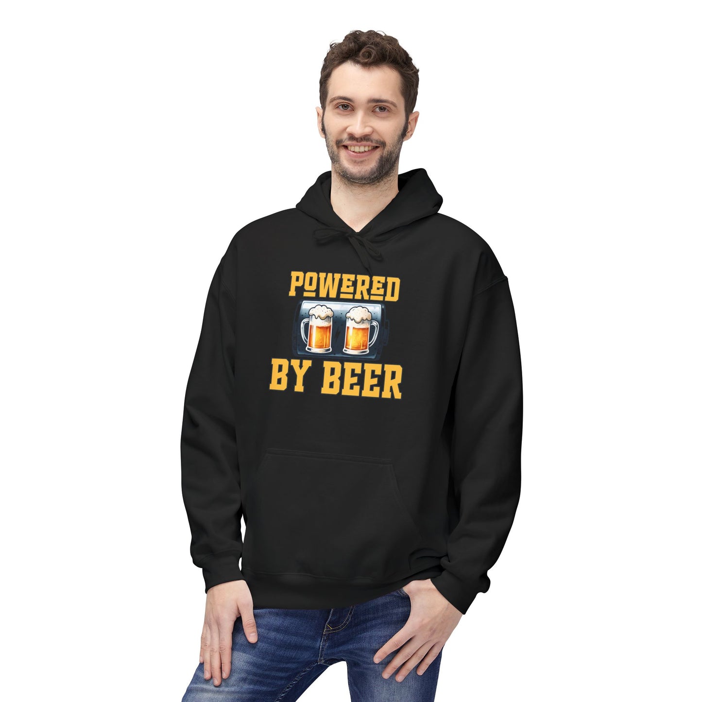 Powered by Beer Hoodie