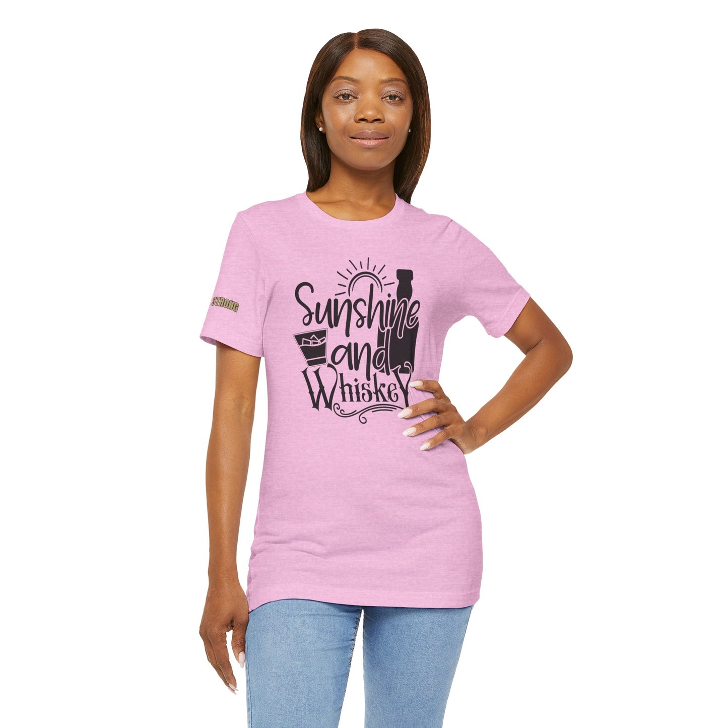 Sunshine and Whiskey Funny Drinking T-Shirt