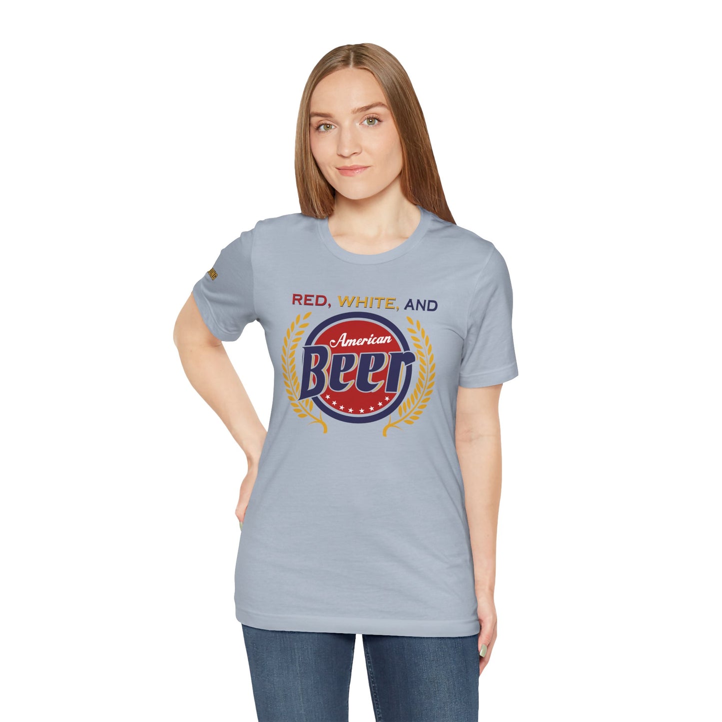 Red, White, and American Beer T-Shirt