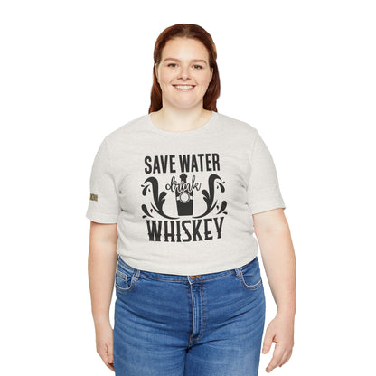 Save Water Drink Whiskey Funny Drinking T-Shirt