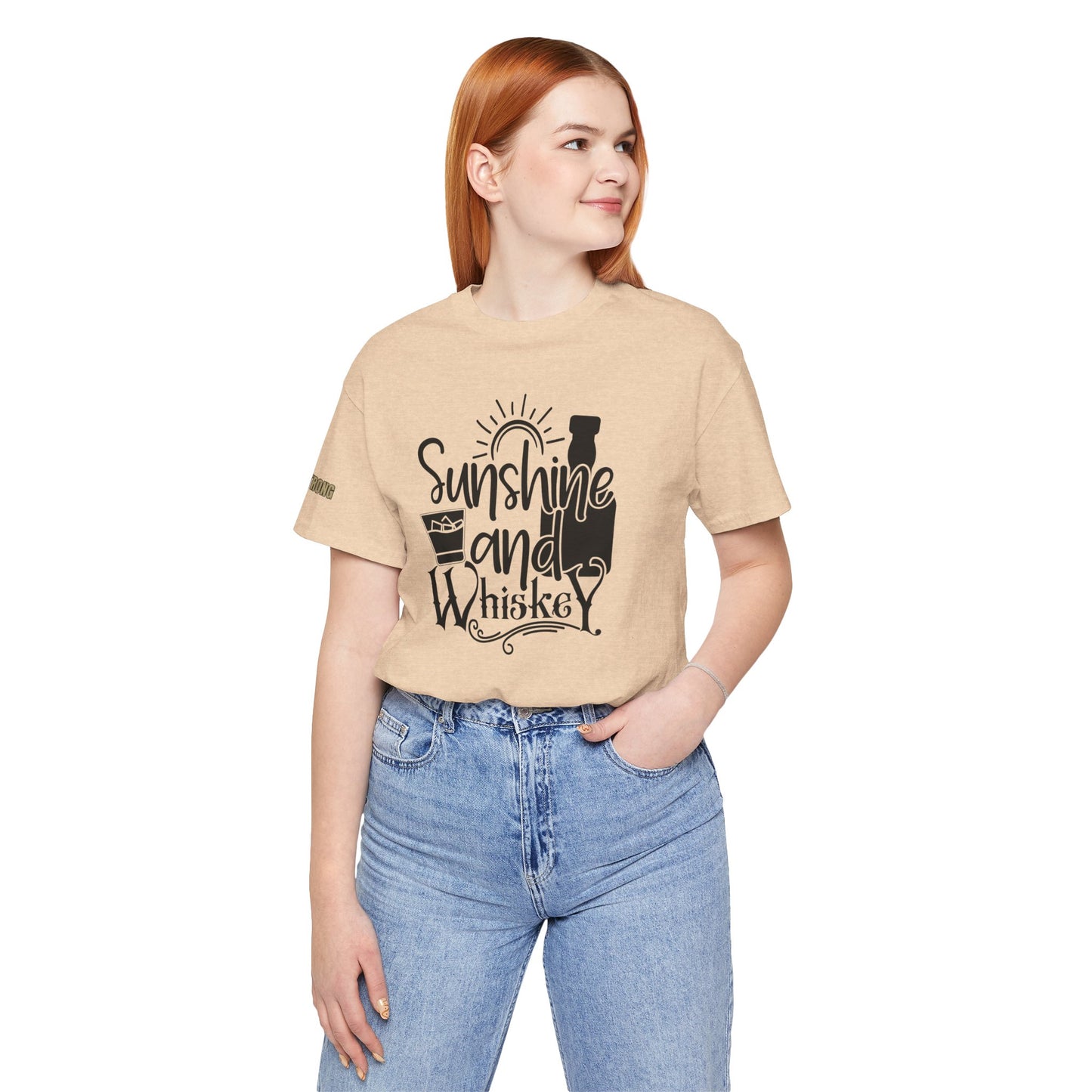 Sunshine and Whiskey Funny Drinking T-Shirt