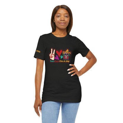 Peace, Love, & Cinco de Mayo – Festive Skull Fiesta Shirt