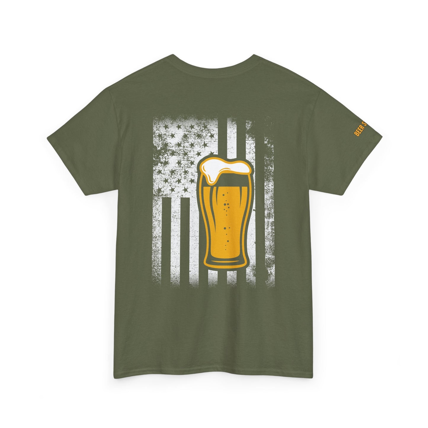 Beer Lover's Patriotic T-Shirt – Raise a Glass to Freedom