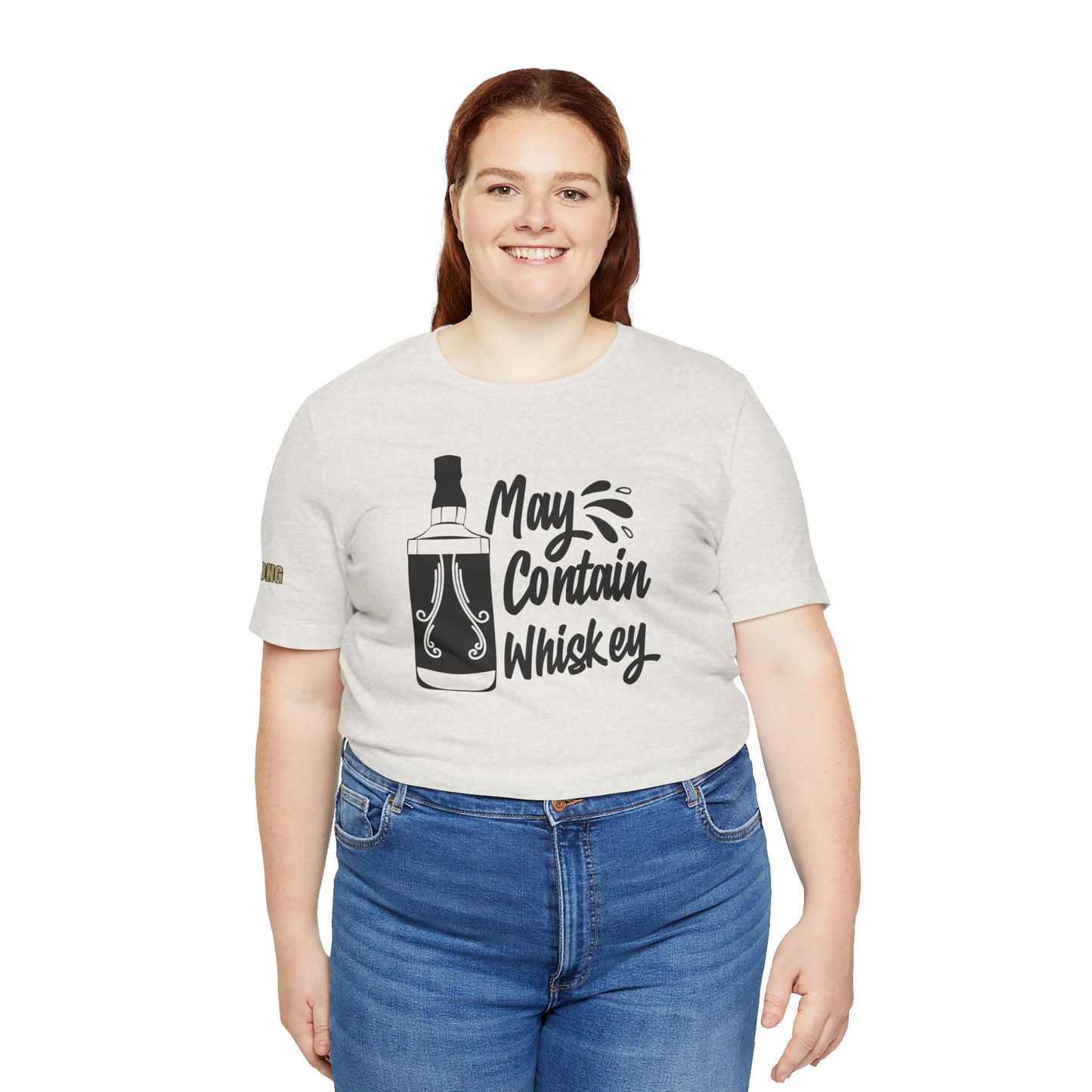 May Contain Whiskey Funny Drinking T-Shirt