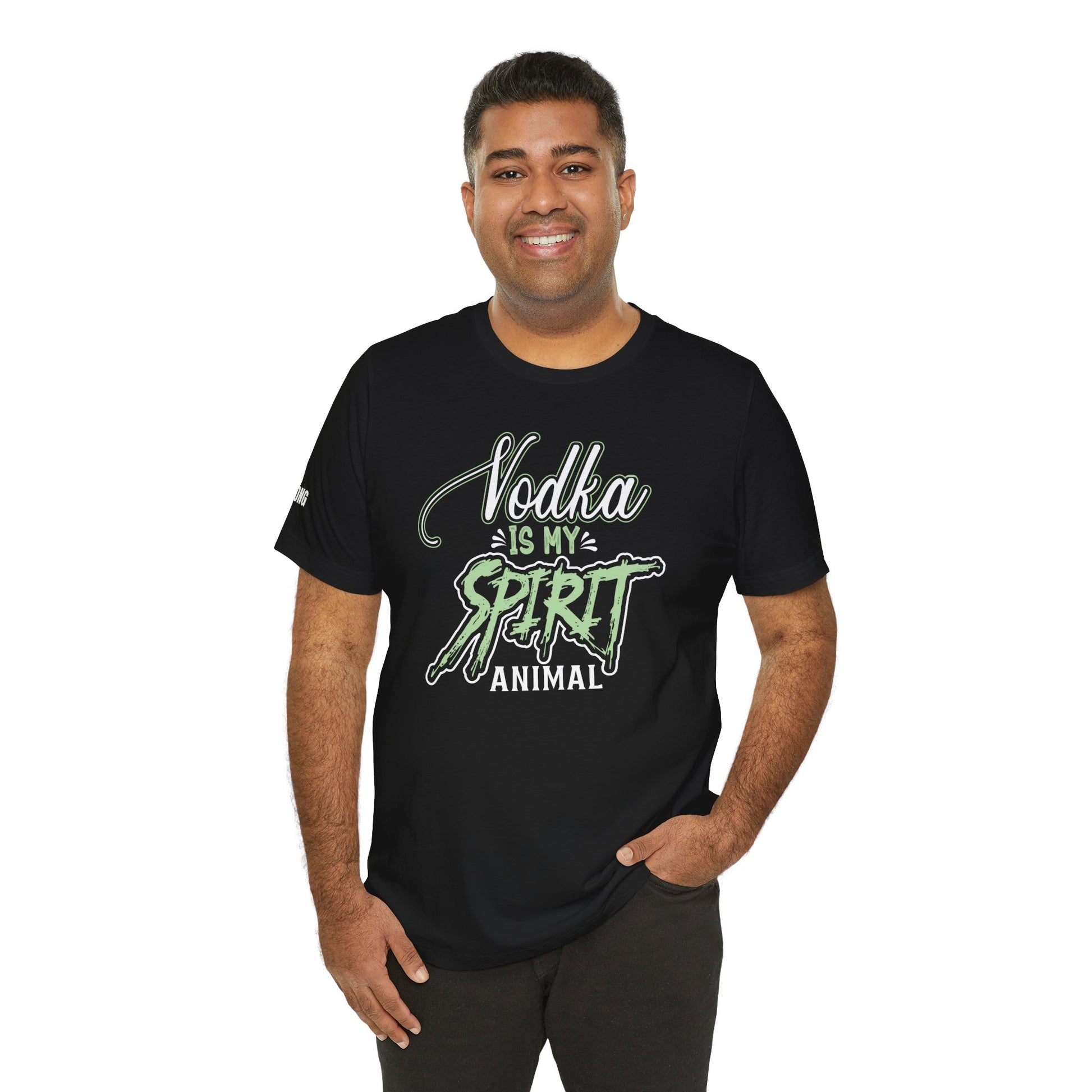 A stylish vodka-inspired tee with a fun, boozy twist—great for bar crawls, festivals, and making new drinking buddies.