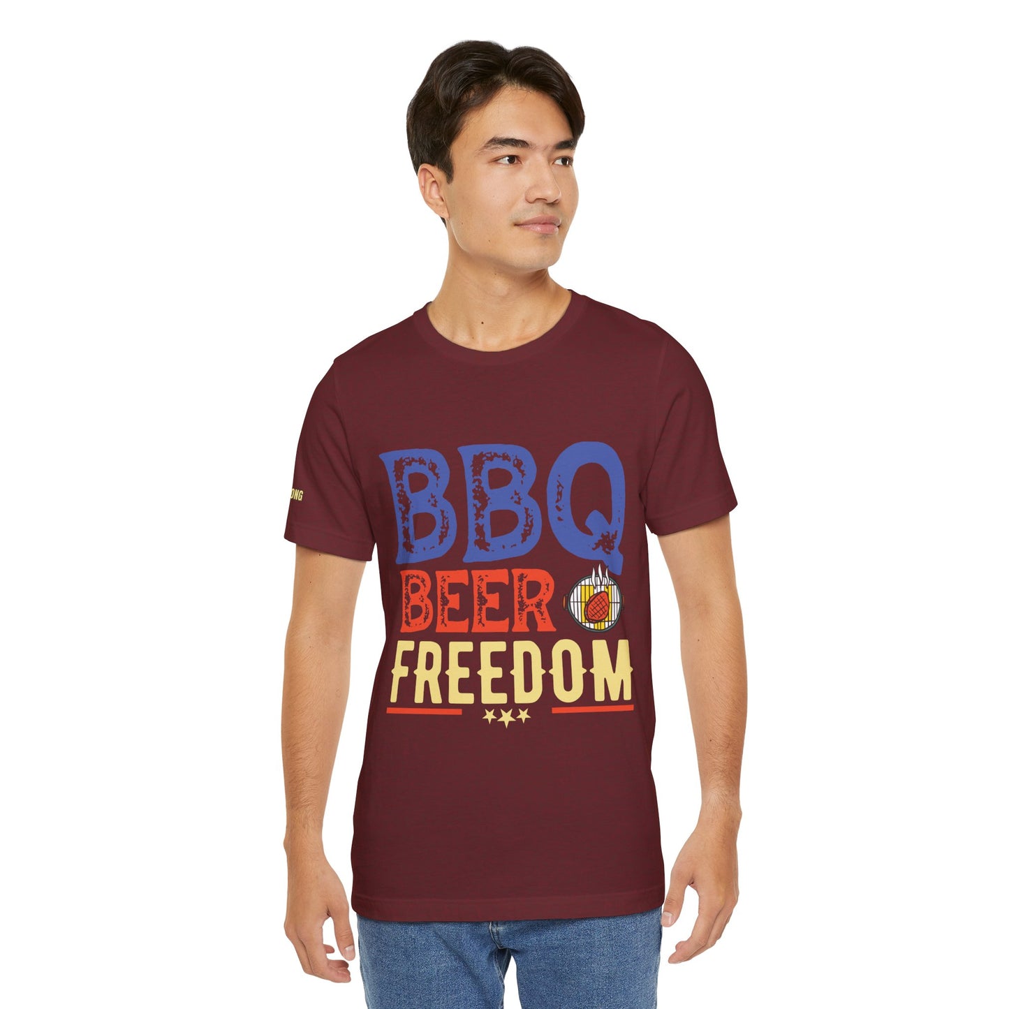 BBQ, Beer & Freedom – The True American Essentials T-Shirt