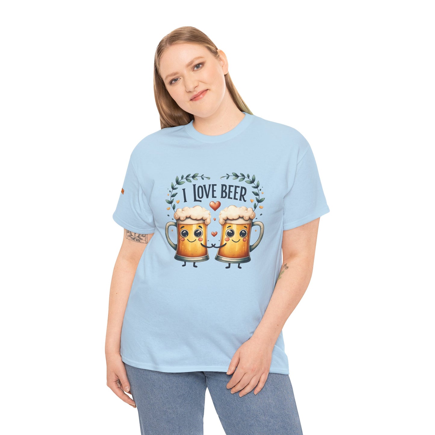 I Love Beer in All My Heart T-Shirt