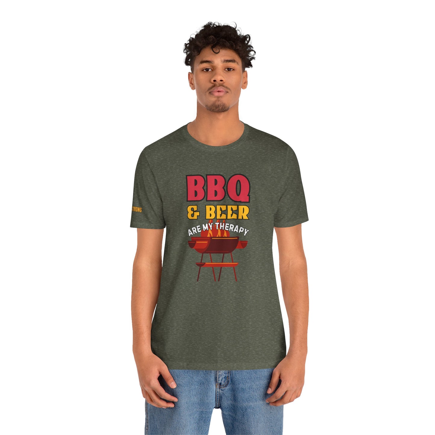 BBQ & Beer Are My Therapy – Grill Master’s T-Shirt