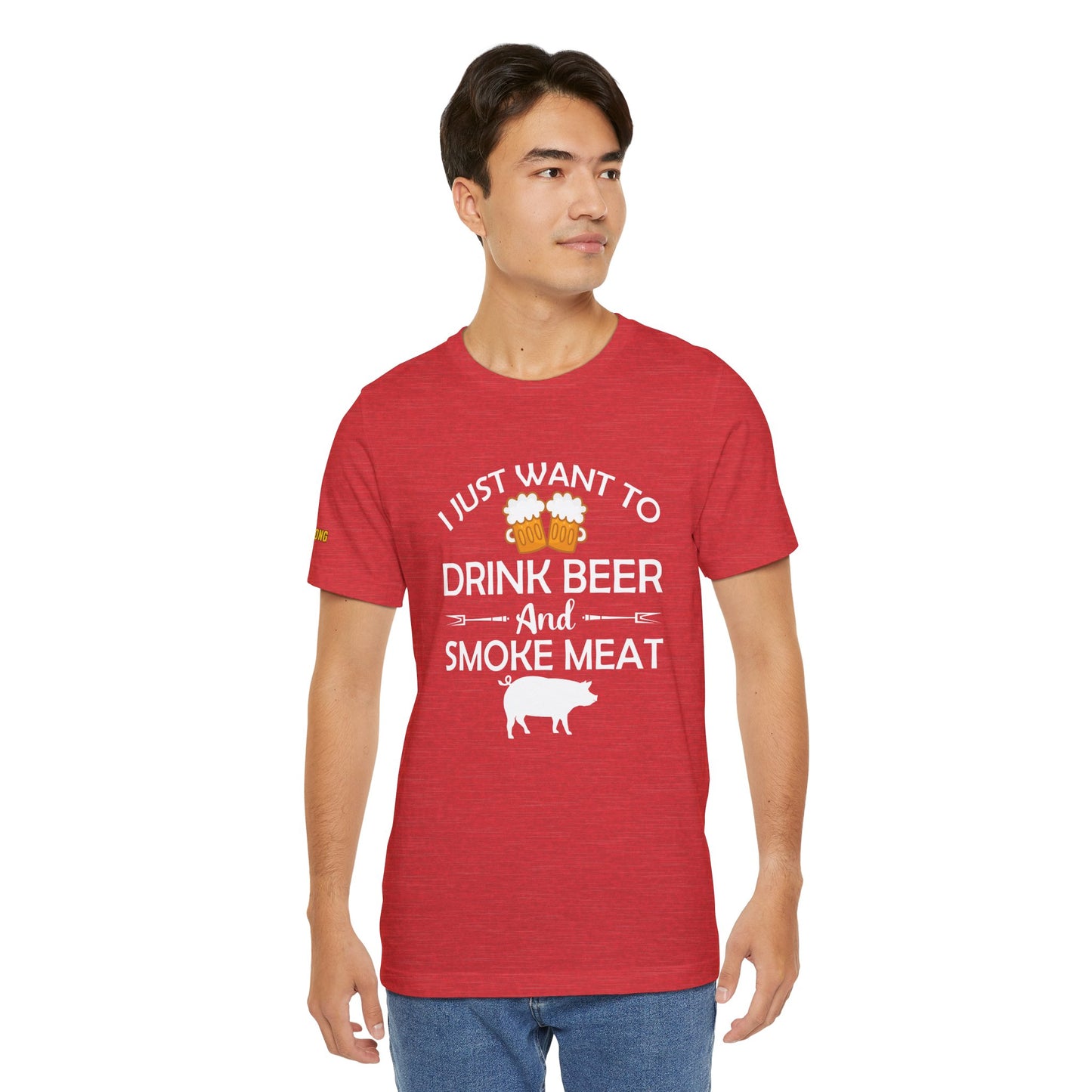 Drink Beer & Smoke Meat T-Shirt – The Ultimate Pitmaster’s Uniform