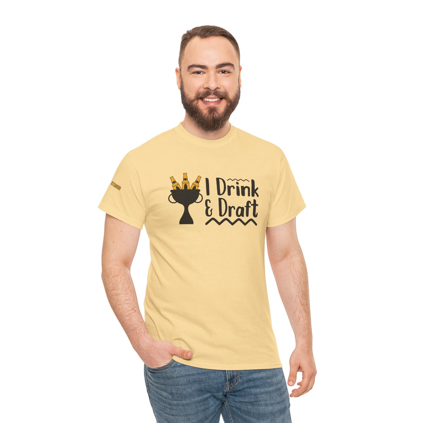 Drink Beer and Draft Fantasy League Teams T-Shirt