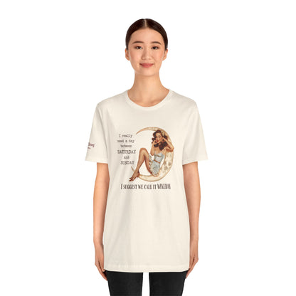 Vintage Glam - Call It Wineday Tee