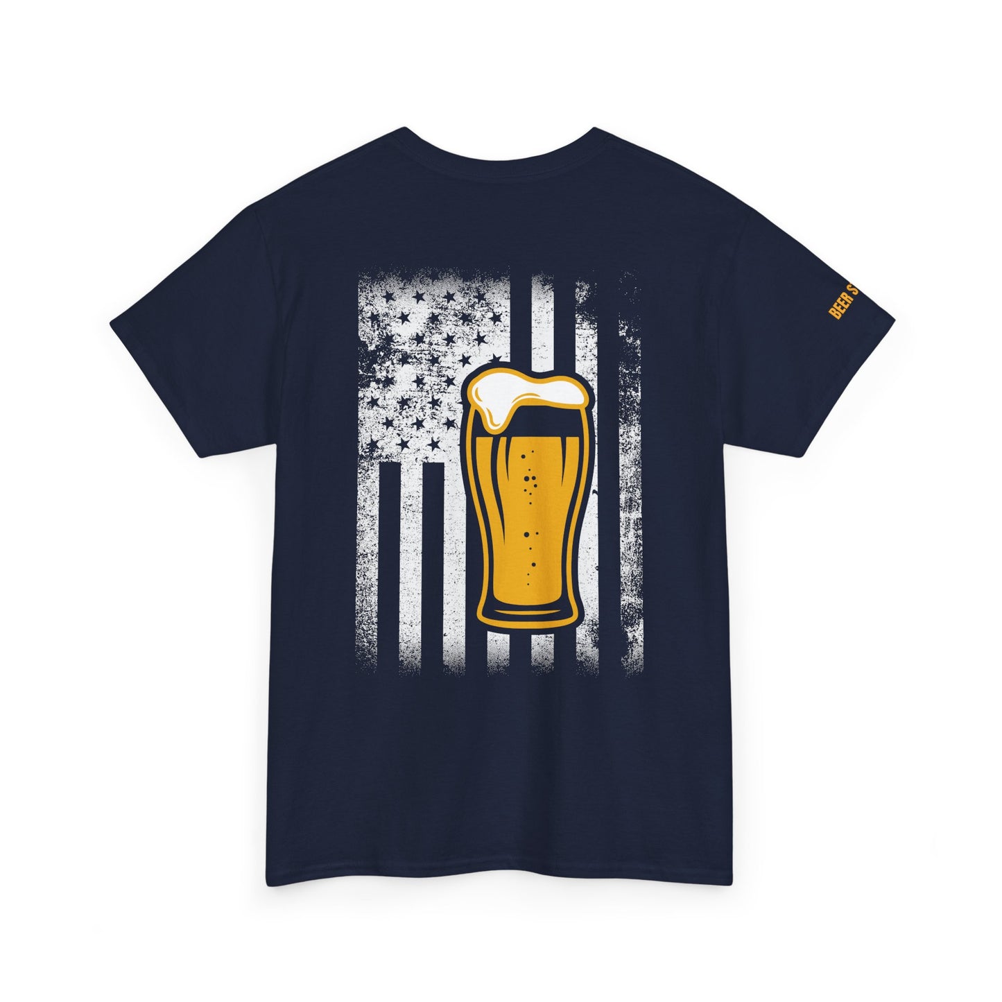 Beer Lover's Patriotic T-Shirt – Raise a Glass to Freedom