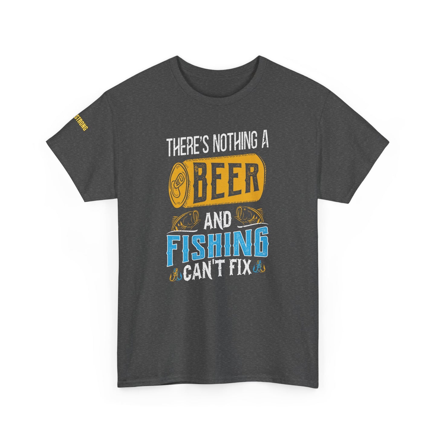 There’s Nothing a Beer and Fishing Can’t Fix – The Perfect Tee for Beer-Loving Fishing Lovers