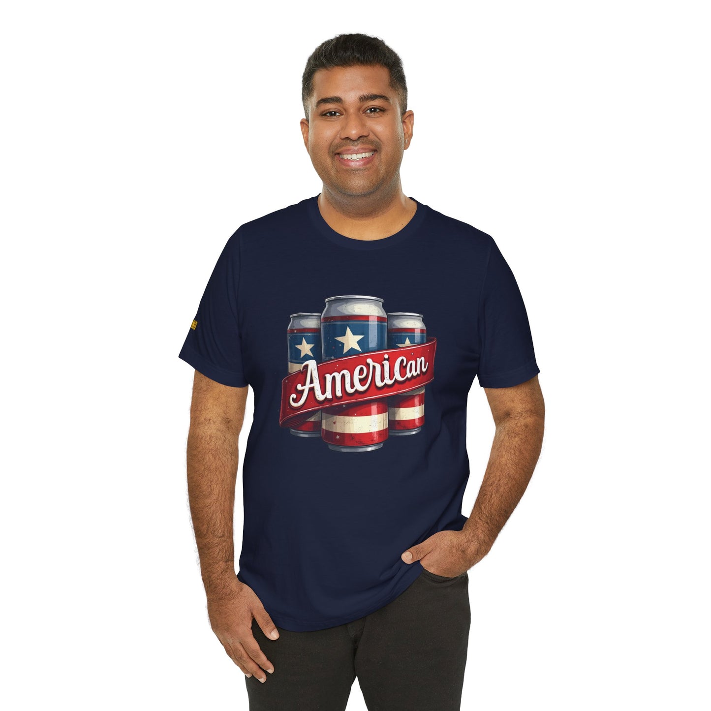 American Beer Can – Funny Patriotic 4th of July T-Shirt