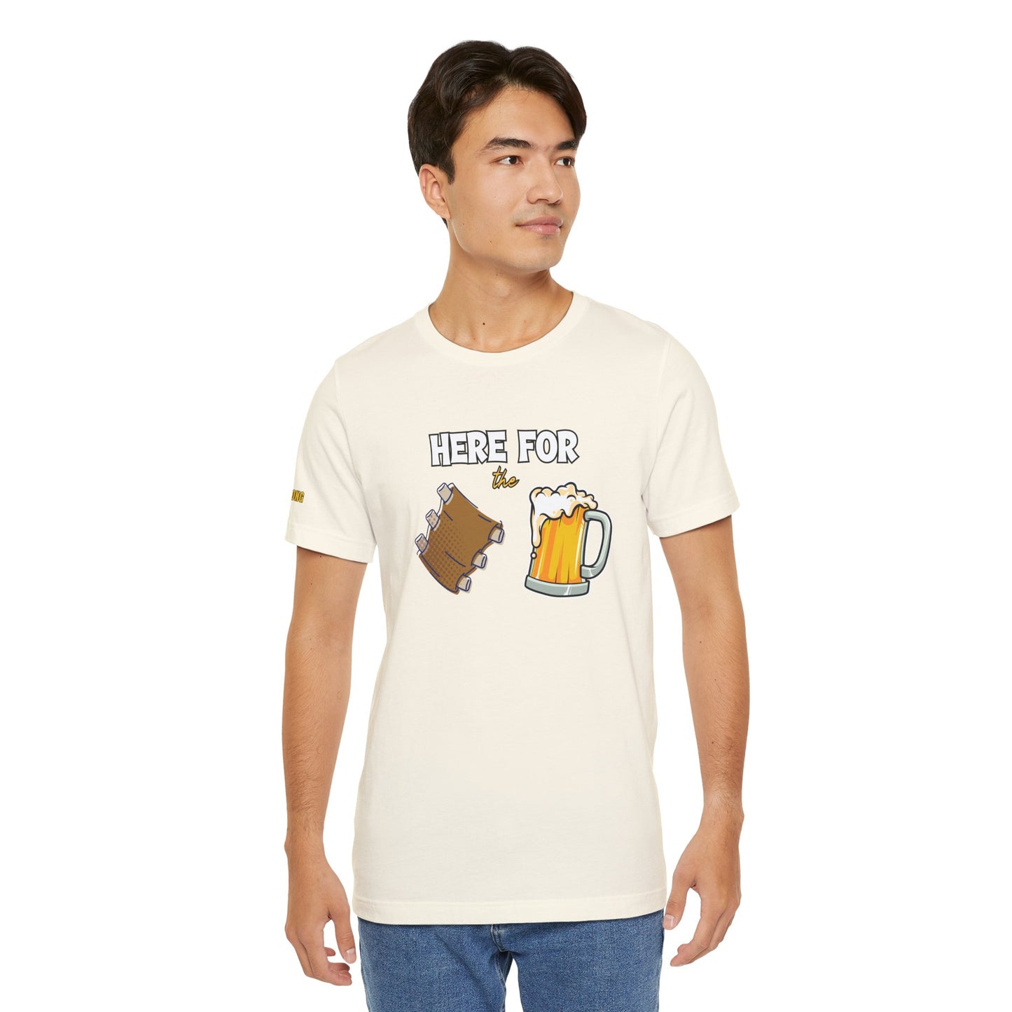 Here for the Ribs & Beer - Funny BBQ T-Shirt