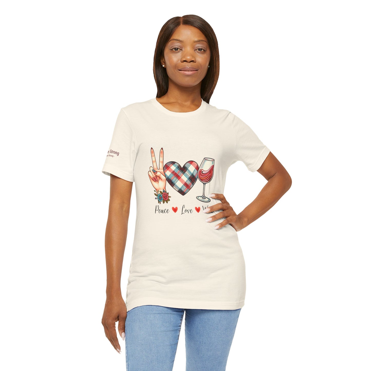Peace, Love, Wine T-Shirt