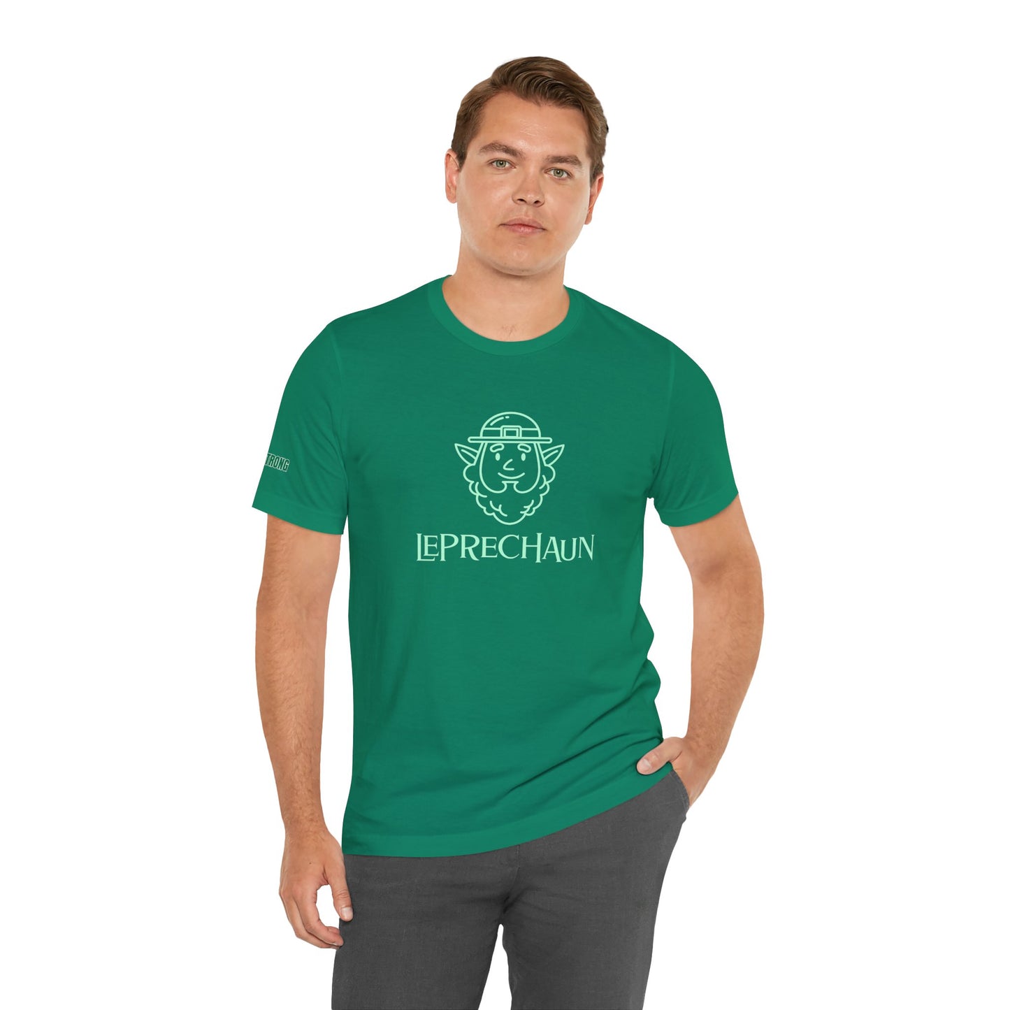 Leprechaun Outline Tee – Subtle Luck, Maximum Style