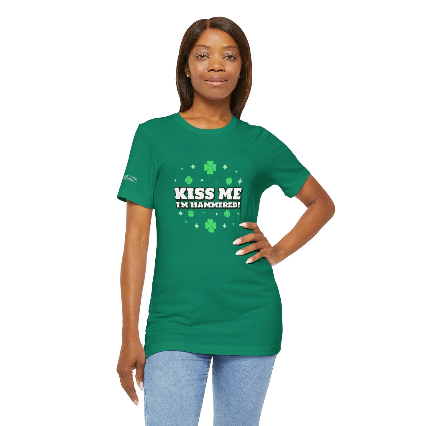 Kiss Me, I’m Hammered – Funny St. Patrick’s Day Drinking Shirt